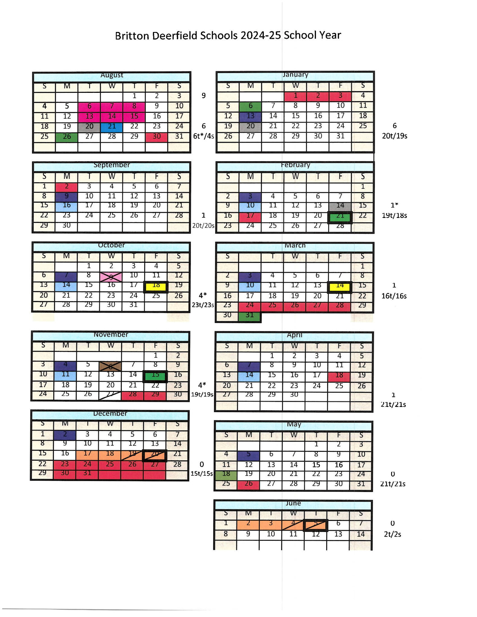 24-25 School Year Calendar